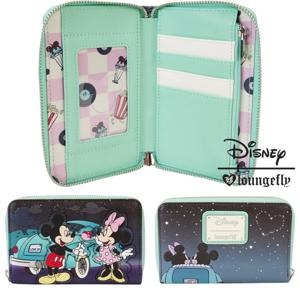 디즈니 WDWA2932 미키 미니 마우스 지퍼 지갑