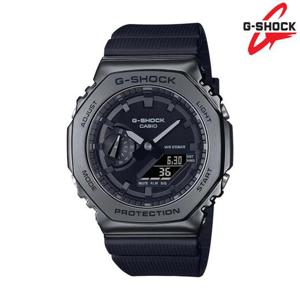 [지샥]지얄오크 2100 블랙 메탈 케이스 손목시계 GM-2100BB-1ADR