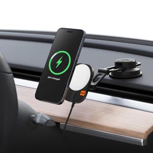 슈피겐 MFM인증 15W 맥세이프 차량용 고속무선충전거치대 ITM35W