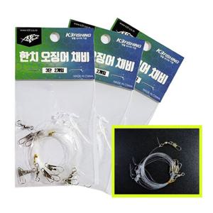 씨타임 K3F NEW 한치오징어채비 3단 선상 바다