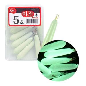 씨타임 EX 야광 스틱싱커(box) 쭈꾸미 방망이 봉돌 추