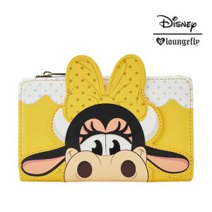 디즈니 WDWA2568 클라라벨 카우 패션 지퍼 지갑