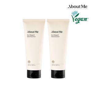 [어바웃미] 쌀막걸리 클렌징폼 대용량 220ml 듀오 세트