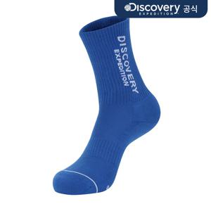 [디스커버리] 더블로고 솔리드 하이삭스 (D/BLUE) DXSO7044N-BLD