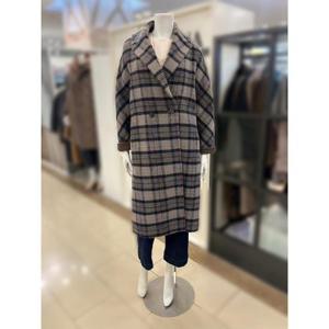 후라밍고 세이브존01 투버튼체크코트 F16214029