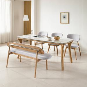 로드퍼니처/하프문 6인 양면세라믹 식탁세트(일반6)/1800