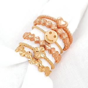 [제메이스] 14K 하트퐁 반지