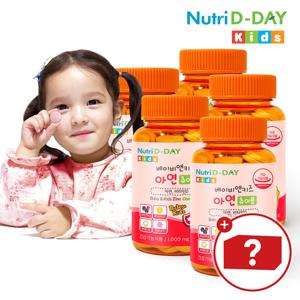 뉴트리디데이 베이비앤키즈 아연 츄어블 5병 15개월분