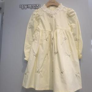 치크 DP01 꽃 자수 원피스 CKOW2421G