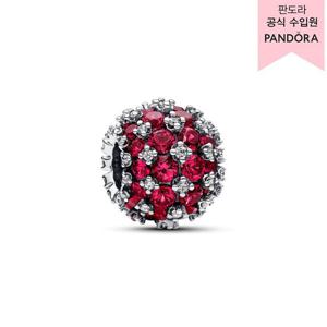 [판도라(주얼리)][백화점 보증서 제공]스파클링 파베 라운드 핑크 참_792630C03