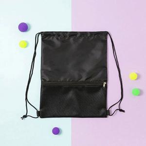 신발주머니 커밍 베이직 실내화 주머니 검정