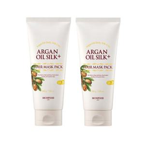 [스킨푸드] 아르간오일 실크 플러스 헤어 마스크팩 2개 SET