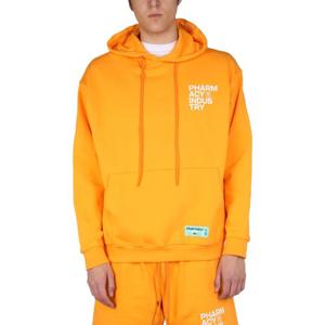 파머시인더스트리 로고 코튼 후디 PHM483_GIALLONE