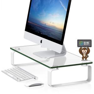 엔키마운트 모니터받침대 투명강화유리 ENK-DS10