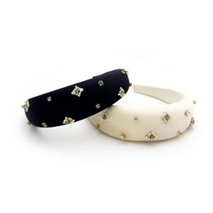 장폴클라리쎄 (JP Clarisse) 다이아쉐입 볼륨 크리스탈 헤어밴드 JC031HB