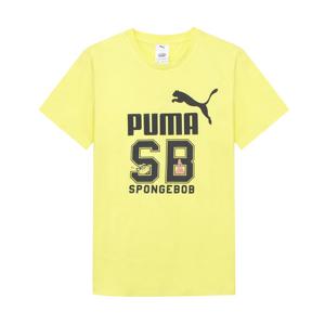 푸마 PUMA 스폰지밥 K 반팔티 622212-39