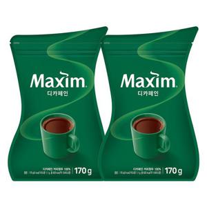 [맥심]맥심 디카페인 리필용 170g 2개