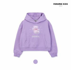 [레노마키즈] 여아곰인형크롭후드티(R2412T124_15)