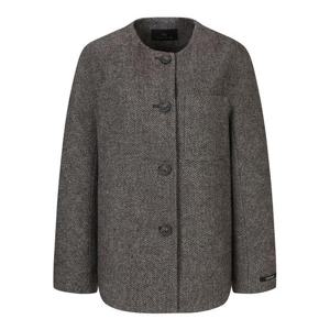 [씨]울 캐시미어 노카라 하프 코트 - SHHAY2619