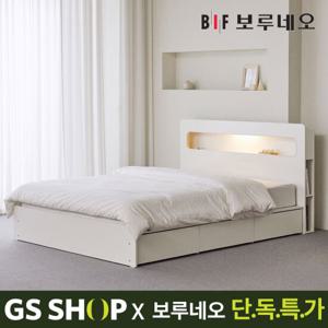 [단독]보루네오하우스 프라임 안타 수납 킹침대 프레임 K GM6026