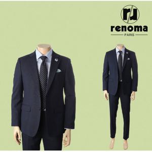 [레노마캐주얼]SS 레노마 글렌체크가 멋스러운 네이비정장세트 RPIMSJ10ADG