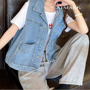 ATMARK (77까지)패치포켓워싱데님베스트_AA41VT004G