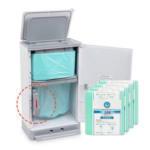 매직캔 히포2 오토실링 21L-MH250WGA 휴지통 리필4개 250R4B