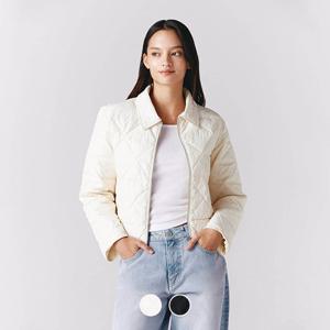 [지오다노/본사] 374501 여 트라이앵글 퀼팅 초경량 자켓 (TAG가 128000원)