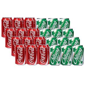 코카콜라 업소용 355ml 12캔+칠성사이다 업소용 355ml 12입