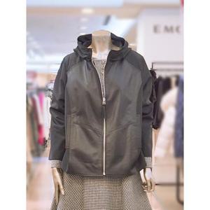 미니멈 세이브존03 후드넥 양가죽 배색자켓 MYAKLJ2980