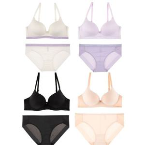 [예스]크림.바이올렛,베이지,블랙 볼륨 노와이어브라 4종 택1YSWBY235YWBY430