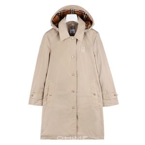 버버리자켓 바람막이 롱 B로고 옥스클로즈 80677261 더스티베이지