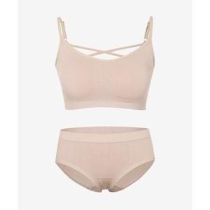 [세컨스킨]셋업)박하모달 골지 백디테일 브라팬티NEWSU1600WSU1601