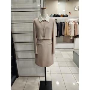 리스트 세이브존01 배색 칼라 버튼 원피 TWWOPO52010