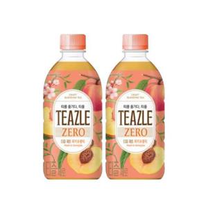 웅진 티즐 제로 피치우롱티 500ml 20개