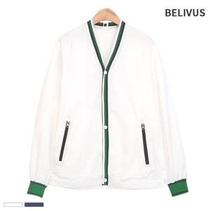 빌리버스 남성 가디건 BOJT004 브이넥 바람막이 골프웨어 아우터