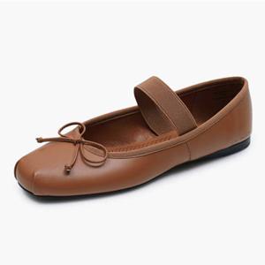 베어파우 여성 메리제인 플랫슈즈 탄 ODETTE K2815042QA-W