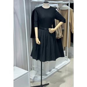 올리브데올리브 (OW4SO101) 레이어드핏 플레어롱원피스 OLIVE  DES  OLIVE