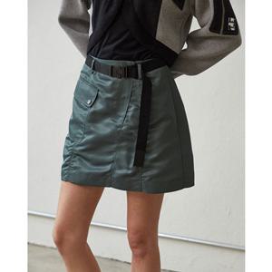 [에고이스트] EP3WS865 빅포켓 포인트 미니 A라인 벨티드 항공 스커트 (23년 가을)