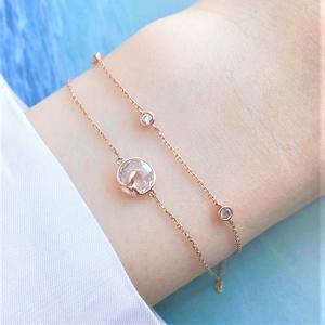 [GB] 스톤고래꼬리 10K GOLD 팔발찌 LWT19002T