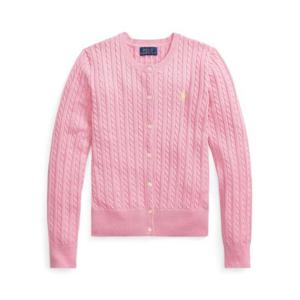 주니어 랄프 로렌 가디건 313 543047 065 065 FLORIDA PINK WITH