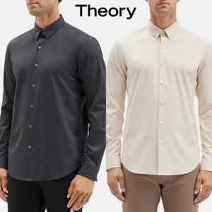 띠어리 theory N085505R 남자 플란넬 소재의 긴소매 정장 셔츠