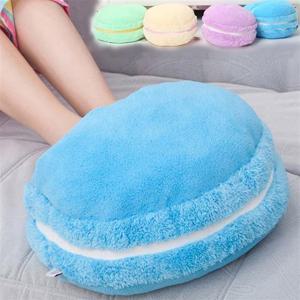 따뜻한 USB발난로 마카롱 온열쿠션 발난로 온열방석