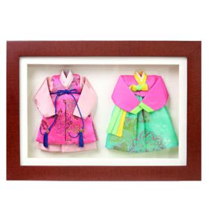 [박씨상방] 커플 한복액자 (석란)이승옥작품