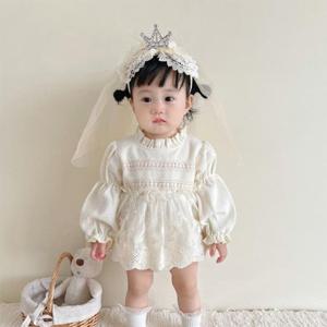 [조이멀티]그레이스 아동 여아 북유럽풍 바디슈트 205285