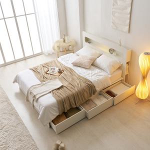 보루네오 마르체 헤이 LED 수납침대 K 9존 유로탑 매트 BGI137C (착불)