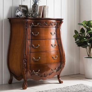 [더리체] 메라토 웨이브 5단 엔틱수납서랍장