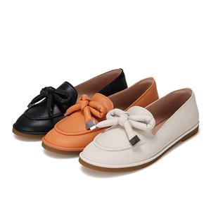 [바바라(슈즈)]양가죽 빵빵 리본 폴딩 로퍼3color_BBH151