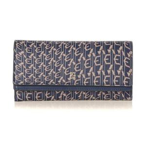 [에스콰이아]여성 로고패턴 3단 장지갑 ECCSPR602
