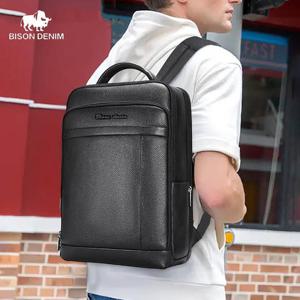 [바이슨데님]소가죽 15인치 노트북 백팩 가방 N20320-1B